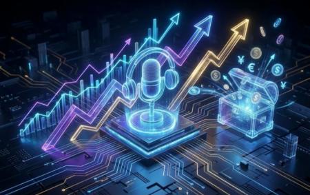 ネットワークにおけるポッドキャスターの月間報酬額が