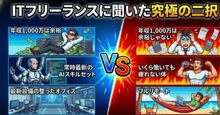 ITフリーランス38%が「年収1000万円は余裕」AIスキル