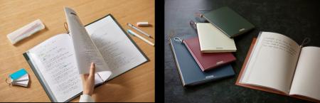 さまざまな情報をスマートに管理！ノートと書類が1冊