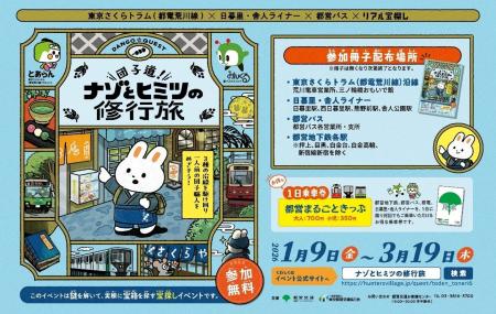 東京さくらトラム(都電荒川線)×日暮里・舎人ライナー×