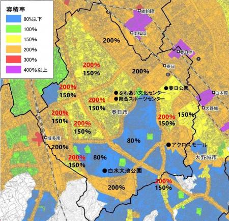 【福岡県春日市】市内の容積率を一斉に緩和し、都市構 【福岡県春日市】市内の容積率を一斉に緩和し、都市構