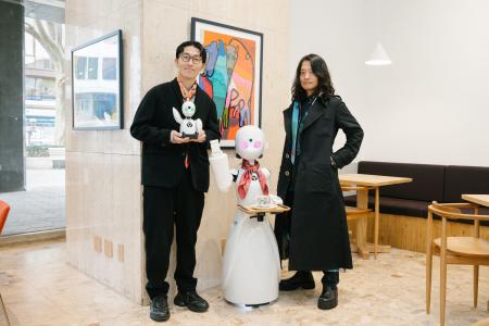 オリィ研究所 期間限定キャラバンカフェ『分身ロボッ