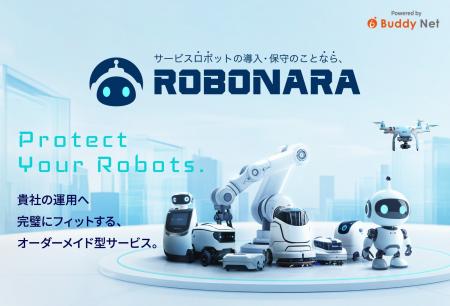 【累計6,000台の実績】バディネット、サービスロボッ