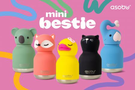 キャラクターと一緒におでかけ！カラビナ付きのステン