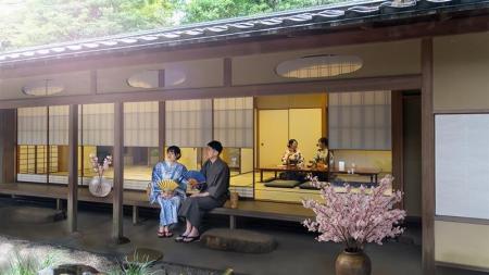 【グランドプリンスホテル高輪】桜咲く日本庭園に今春 【グランドプリンスホテル高輪】桜咲く日本庭園に今春