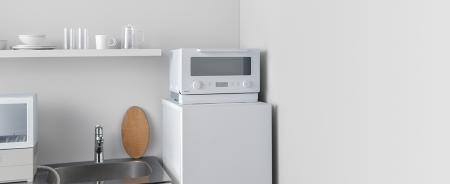 1台でレンジもオーブントースターも。裏返し不要でト 1台でレンジもオーブントースターも。裏返し不要でト