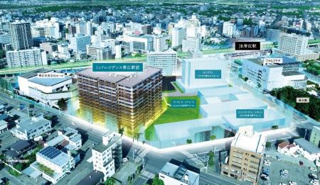 帯広駅南口再開発　帯広市民の新しいランドマークと憩