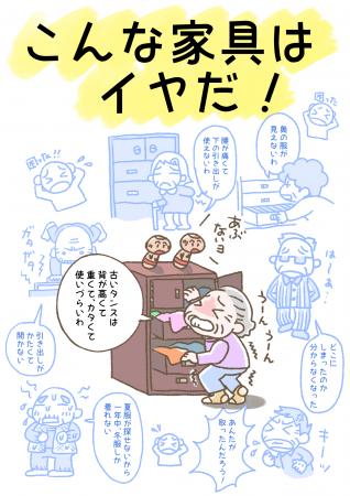 介護現場の「収納の困った」を家具作りで減らすことは