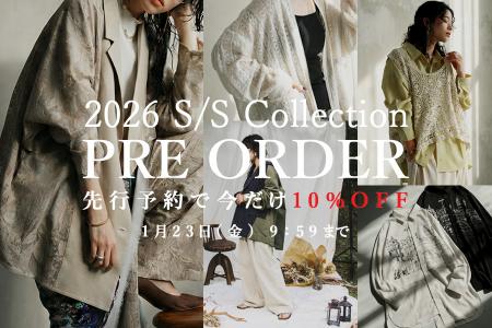 【先行予約会開催】antiqua、2026春夏コレクションを
