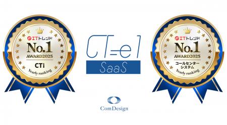 コムデザインの「CT-e1/SaaS」が、「ITトレンド 年間