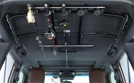 ロッドホルダーの“漆黒”ハイエンドモデルやロッドボッ