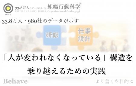 研修を増やしても人が育たないのはなぜか「人が変われ 研修を増やしても人が育たないのはなぜか「人が変われ