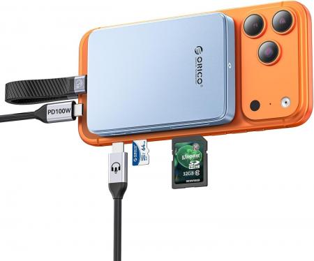 ORICO 10Gbps 磁気吸着式 M.2 NVMe SSD ケース【AP80F