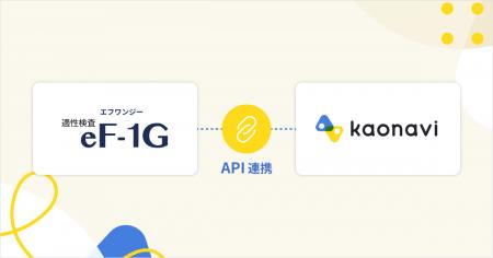 「カオナビ」と豊富な測定項目を持つ適性検査「eF-1G