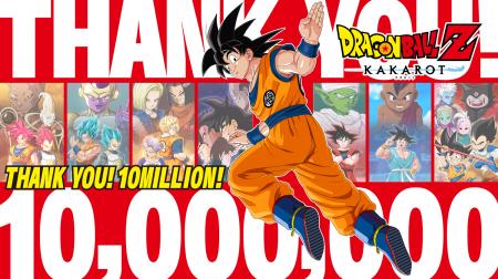『ドラゴンボールZ KAKAROT』世界累計販売本数1,000万
