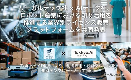 リーガルテック社 × AIデータ社、ロボット産業におけ