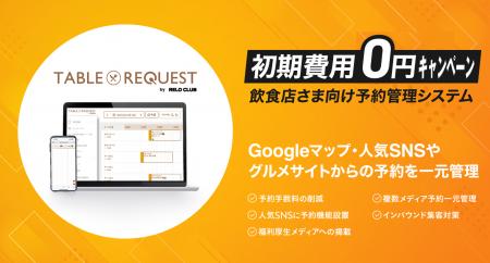 飲食店予約システム、驚きの低価格で導入可能に！「TA