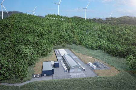 国内初の風力発電所直結型グリーンデータセンター事業