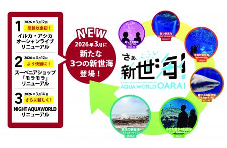 オーシャンライブも夜も買い物も！アクアワールド・大