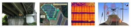 日本初となる 点検、土木・建築分野等での「ドローン