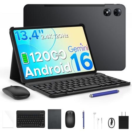 【2026年最新モデル】13.4インチ・120Hz・Android16搭