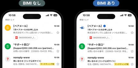 「ベアメール 迷惑メールスコアリング」にてBIMI導入