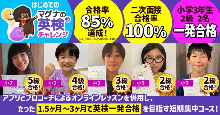 【はじめての英検(R)チャレンジ】英検5級4級の合格率