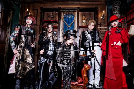 ヴィジュアル系バンド『0.1gの誤算』のライブフォトが