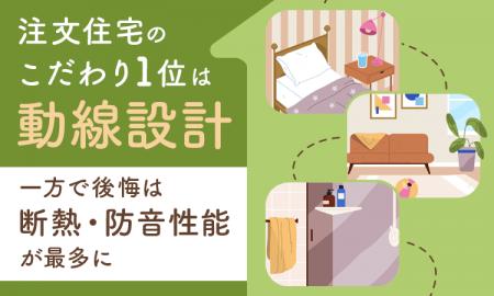 注文住宅のこだわり1位は「動線設計」、一方で後悔は