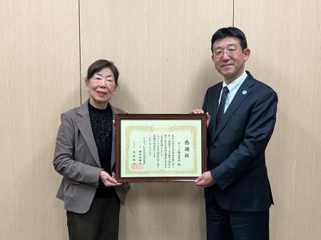 大宮八幡宮杉並花笠祭りのチャリティー募金759,360円