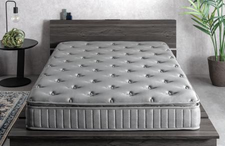 【タンスのゲン】ピロートップ付きポケットコイルマッ