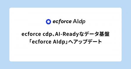 ecforce cdp、AI-Readyなデータ基盤「ecforce AIdp」