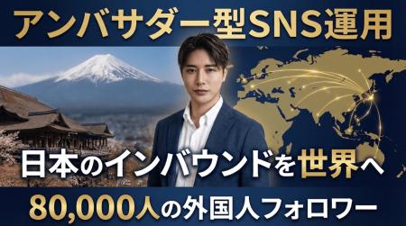 元Jリーガーが日本好き外国人80,000人に発信、インバ