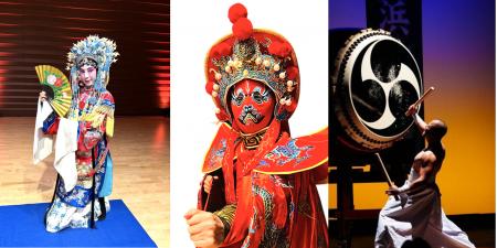 中国と日本の伝統文化が混ざり合う！　変面・京劇・雑