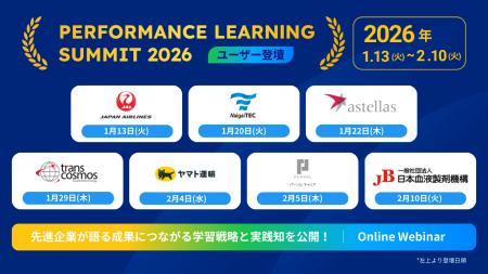 「Performance Learning Summit 2026」開催中！パーソ