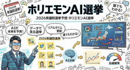 『ホリエモンAI選挙』公開--2026年衆議院選挙のAI予想