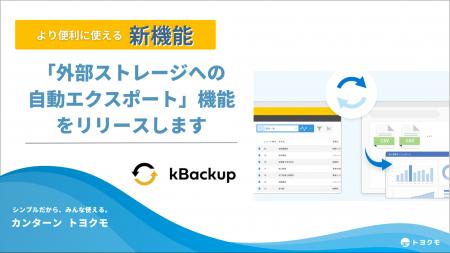 kintoneデータの分析利活用を自動化。トヨクモ、kBack