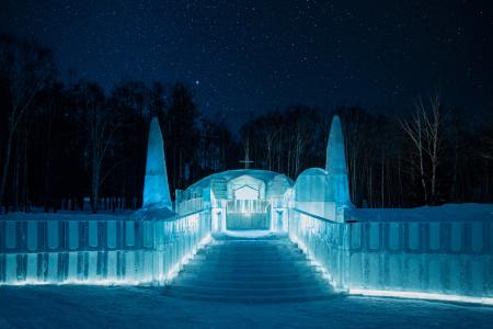 【トマム】「氷の教会」が20周年を機にデザインを大き