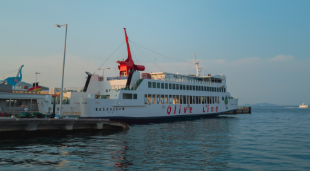 瀬戸内の島影をたどる、音声ガイド「高松⇄小豆島フェ 瀬戸内の島影をたどる、音声ガイド「高松⇄小豆島フェ