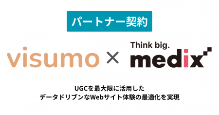 【CX支援強化】株式会社visumoと株式会社メディックス 【CX支援強化】株式会社visumoと株式会社メディックス