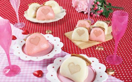 岩崎本舗、シェアして楽しめる「ハート角煮まんutf-8