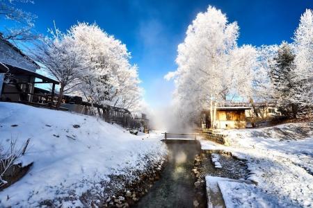 【北海道・弟子屈町】冬の澄んだ景色と温泉！期間限定