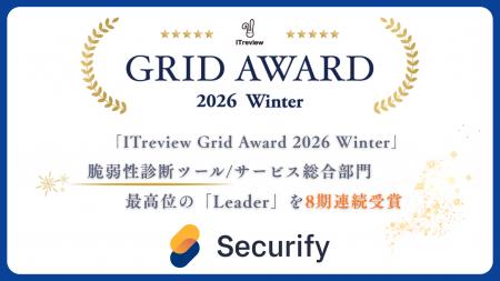 Securify、「ITreview Grid Award 2026 Winter」の脆