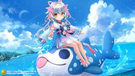 「幻想神域 -Another Fate-」天真爛漫に水を操る幻神