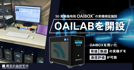 5G実験基地局OAIBOX(TM)の実機検証施設「OAILAB」を開