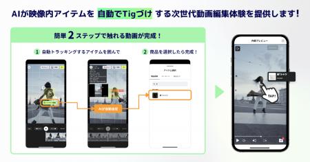 AIが動画内商品を追い続ける、ショート動画ECの制作常