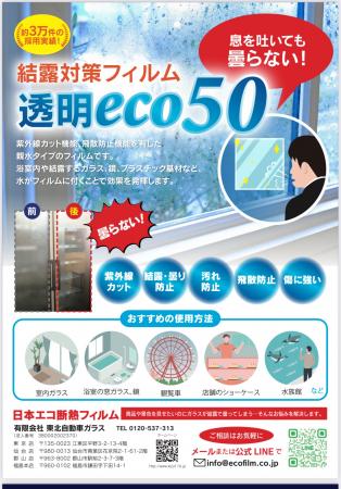 ショーケースの結露を防止して商品が見えやすくutf-8