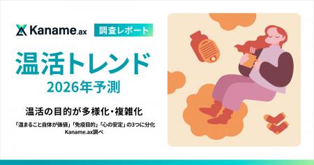 【温活トレンド2026年予測】温活の目的が多様化・複雑