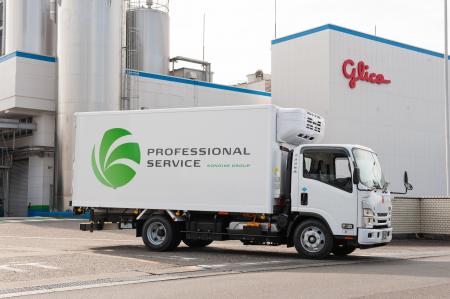 乳業業界初の冷蔵機能を備えた燃料電池トラック（FCEV