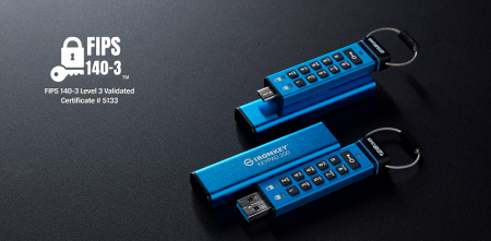 Kingston IronKey Keypad 200シリーズ、NIST FIPS 140